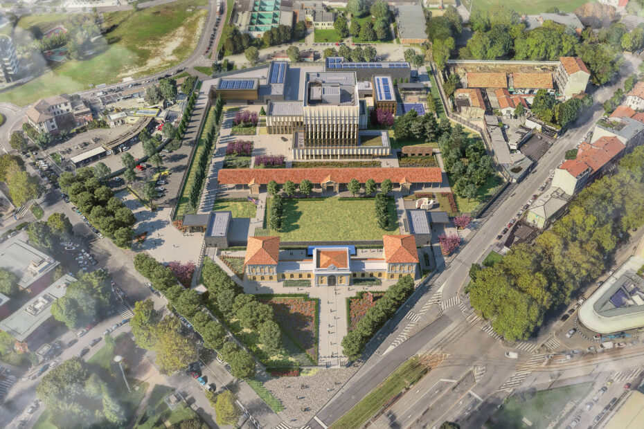 Milan NCC Historic Structures - Aerial Concept Image